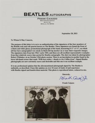 Lot #9000 Beatles Signed Photograph (c. 1965) - A Rare Gift to the 'Beatles Christmas Show' Producer - Image 2