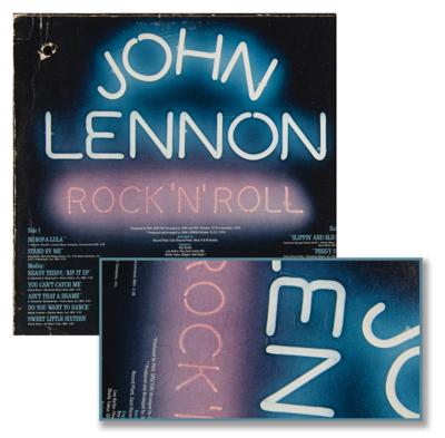 Lot #9010 John Lennon Signed Album - Rock 'N' Roll - Image 1