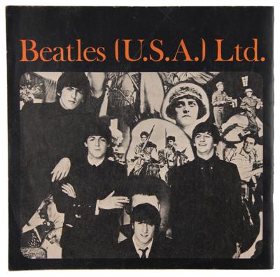 Lot #9001 Impossibly rare Beatles program signed on the day of their historic first show at Shea Stadium! - Image 2