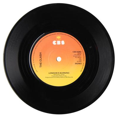 Lot #9199 The Clash Signed 45 RPM Record - 'Remote Control / London’s Burning' - Image 3