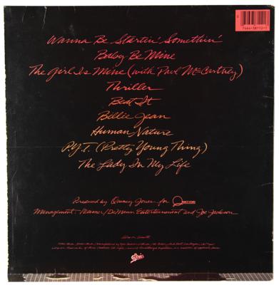 Lot #9211 Michael Jackson Signed Album - Thriller - Image 2