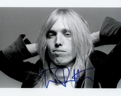 Lot #9169 Tom Petty Signed Photograph - Image 1