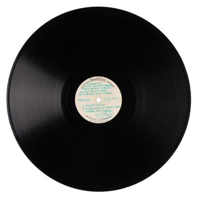 Lot #9051 Bob Dylan 1969 Isle of Wight Festival Acetate Pressing - Image 1