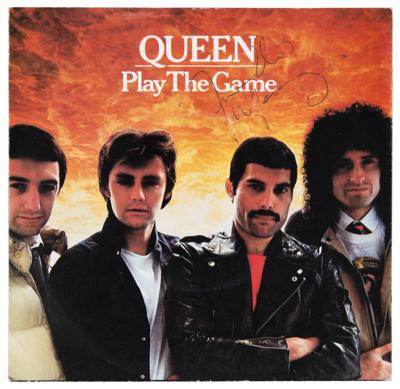 Lot #9101 Freddie Mercury Signed 45 RPM Single - 'Play The Game' - Image 1