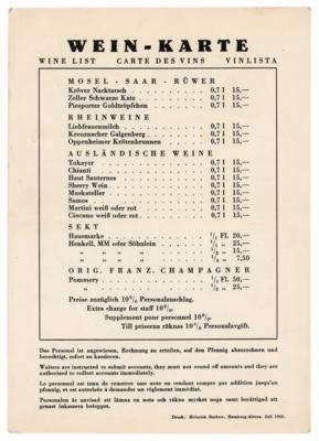 Lot #9026 Beatles 1962 Hamburg Star-Club Rock n? Twist Parade Drinks Menu (Germany) - Image 2