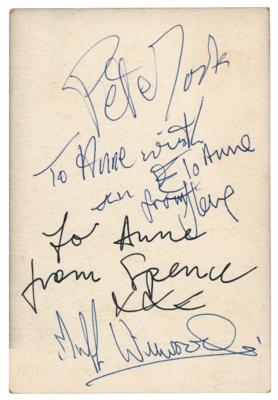 Lot #9139 Spencer Davis Group Signed Promo Card - Image 1