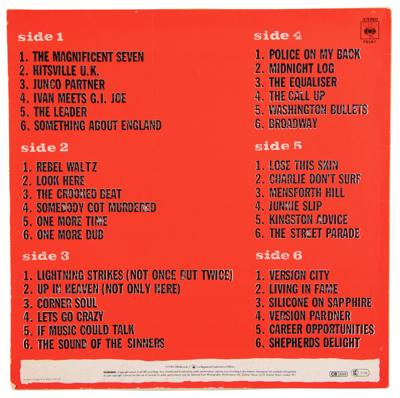 Lot #9198 The Clash Signed Album -Sandinista! - Image 2
