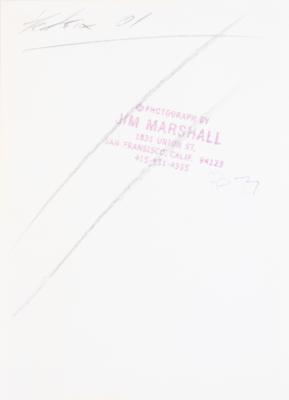 Lot #9068 Jimi Hendrix Photograph by Jim Marshall - Image 2