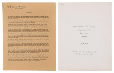 Lot #9136 Blind Faith 1969 Press Kit Folder - Image 4