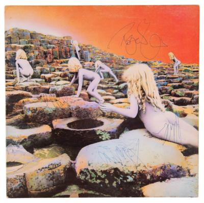 Lot #9088 Led Zeppelin Extremely Rare Fully Signed Album -Houses of the Holy - fewer than five are known to exist - Image 1