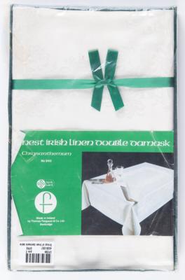 Lot #9107 Freddie Mercury Personally-Owned Irish Linen Tablecloth by Thomas Ferguson & Co. Ltd. - Image 1
