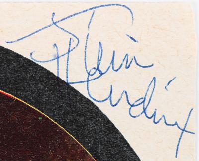 Lot #9057 Jimi Hendrix Signed Photograph - Obtained In-Person at the Halle Münsterland in 1969 - Image 2