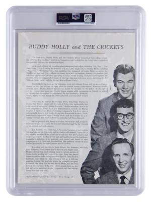 Lot #9123 Buddy Holly and the Crickets Signed Photograph - Image 2