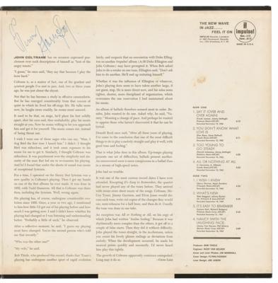 Lot #9110 John Coltrane Quartet Signed Album - Ballads - Image 4