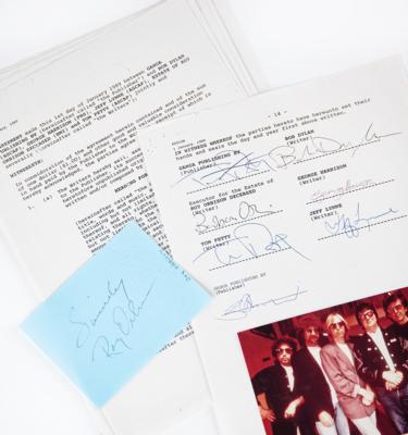 Lot #9204 Traveling Wilburys Copyright Document for 