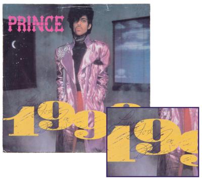 Lot #9225 Prince Signed 45 RPM Picture Sleeve - '1999' - Image 1