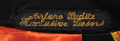 Lot #9214 Prince Personally-Owned and -Worn Black Vest by Arturo Padilla - Image 6