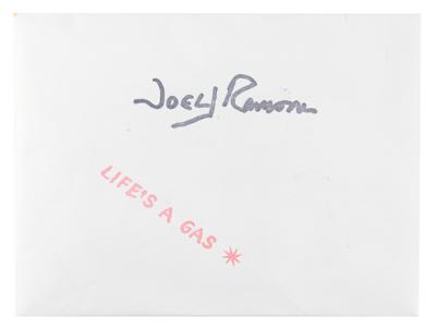 Lot #433 Joey Ramone 'Life's a Gas' 50th Birthday Party Lot - Image 1