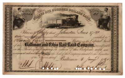 Lot #123 Johns Hopkins Document Signed - Image 1