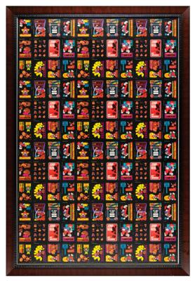 Lot #511 Nintendo: Donkey Kong 1982 Topps Uncut Sheet of (132) Sticker Cards - Image 2