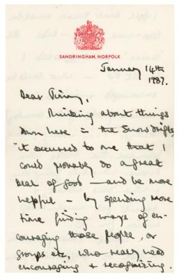 Lot #127 King Charles III Autograph Letter Signed to Jimmy Savile on Charity Work - Image 2