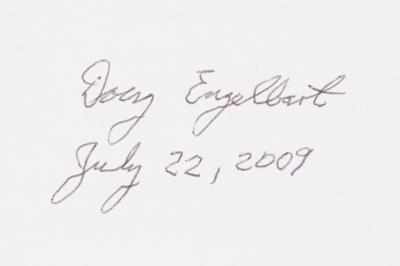 Lot #184 Douglas Engelbart Signed Book - Image 2