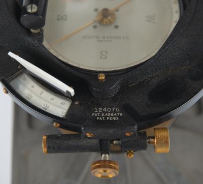 Lot #188 Keuffel & Esser Surveyor's Transit with Case Survey Equipment - Image 6