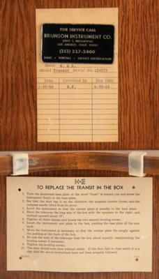 Lot #188 Keuffel & Esser Surveyor's Transit with Case Survey Equipment - Image 8