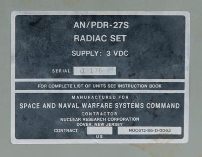 Lot #168 AN/PDR-27S Radiac Set Radiac Set - Image 8
