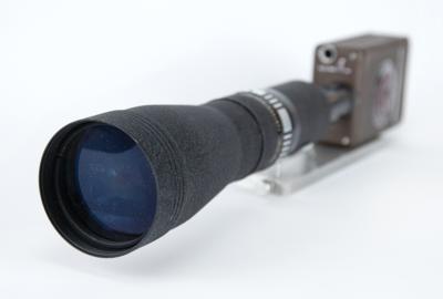 Lot #174 Bell & Howell 16mm Filmo Movie Camera with Telephoto Lens Camera - Image 3