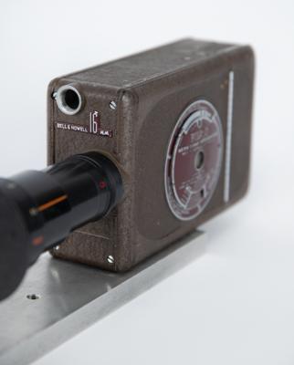 Lot #174 Bell & Howell 16mm Filmo Movie Camera with Telephoto Lens Camera - Image 4