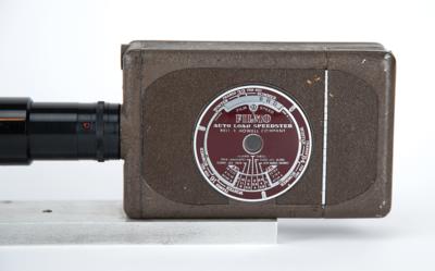 Lot #174 Bell & Howell 16mm Filmo Movie Camera with Telephoto Lens Camera - Image 5