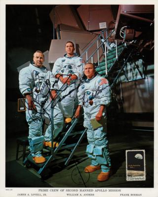 Lot #283 Apollo 8 Signed Photograph