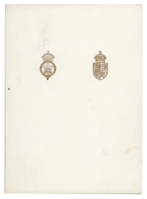 Lot #73 Princess Diana and King Charles III Signed Christmas Card (1983) - Image 2