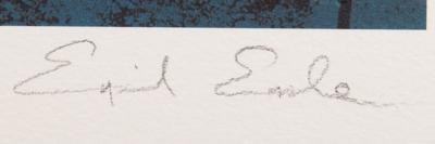 Lot #332 Eyvind Earle Signed 'Sleeping Beauty Castle Tableaus' Limited Edition Giclee Print -'Under the Sleeping Spell' - Image 2