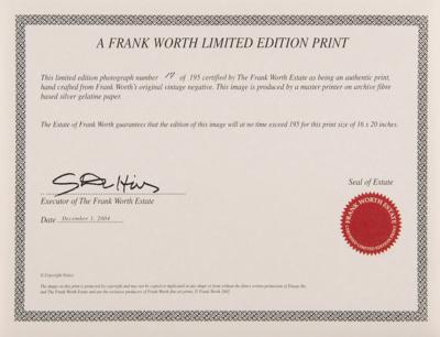 Lot #504 Marilyn Monroe Limited Edition Oversized Photograph by Frank Worth - Image 2
