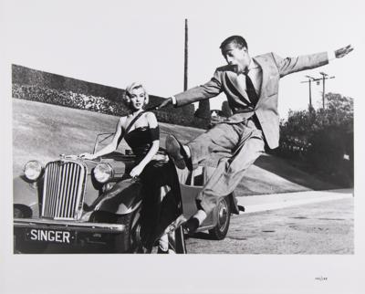 Lot #505 Marilyn Monroe and Sammy Davis, Jr. Limited Edition Oversized Photograph by Frank Worth - Image 1