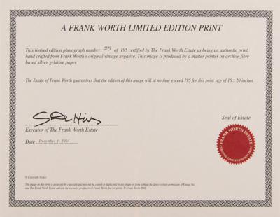 Lot #506 Marilyn Monroe Limited Edition Oversized Photograph by Frank Worth - Image 2