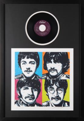 Lot #410 Beatles Limited Edition Giclee by Allison Lefcort - Image 1