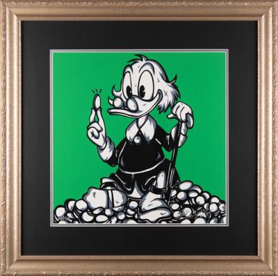 Lot #336 Scrooge McDuck Limited Edition Serigraph by Allison Lefcort Serigraph - Image 2