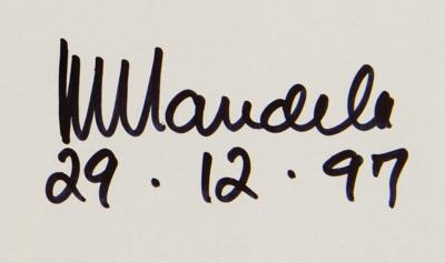 Lot #83 Nelson Mandela Signed Book -Madiba - Image 2