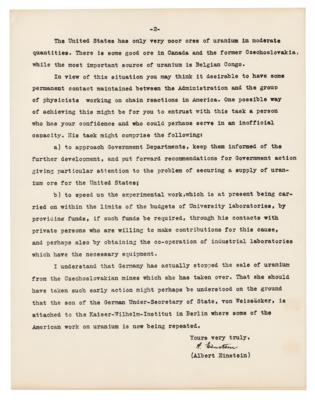 Lot #182 Albert Einstein Associates (3) Signed Items - Image 2