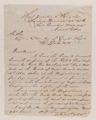 Lot #205 Battle of Cedar Creek Confederate Battle Flag Relic - Only Known Example! - Image 3