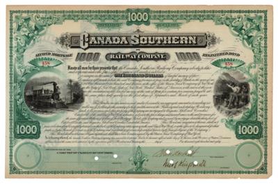 Lot #162 Cornelius Vanderbilt II Document Signed - Image 1