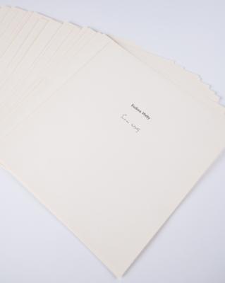 Lot #367 Eudora Welty (20) Signed Unused Book
