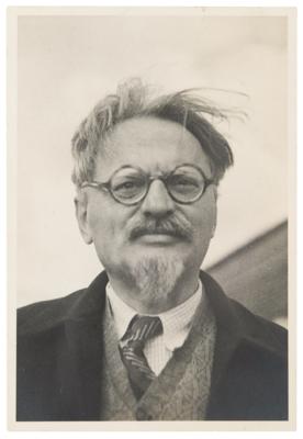 Lot #65 Leon Trotsky Signed Photograph to His Personal Secretary - 