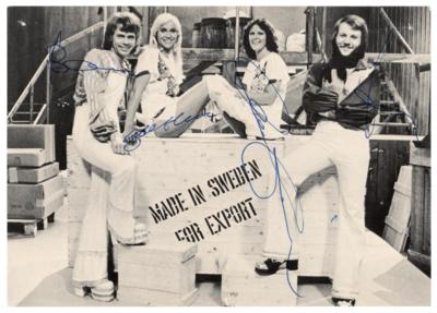 Lot #446 ABBA Signed Photograph