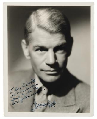 Lot #469 James Whale Virtually Nonexistant Signed Photograph with 