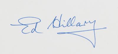 Lot #120 Edmund Hillary Signed Book -View from the Summit - Image 2