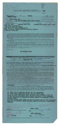 Lot #448 Sonny and Cher Document Signed - Image 1